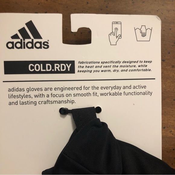adidas Accessories Nwt Adidas Gloves Coldrdy Black Small Poshmark